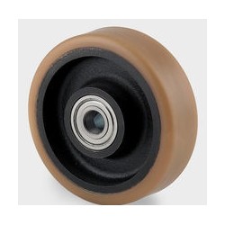 ROUE GALET polyurethane Ø50X30 ALESAGE 6202EE  REF 660027