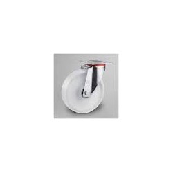 ROULETTE PIVOTANTE Ø150 POLYAMIDE 4 TROUS FREIN REF 183439