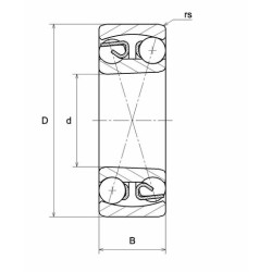 ROULEMENT A BILLES ACIER 2201EEG15