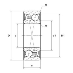 ROULEMENT A BILLES ACIER 2304EEG15