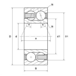 ROULEMENT A BILLES ACIER 3207A