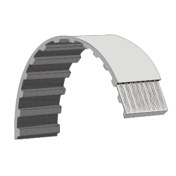 COURROIE SYNCHRONE PROFIL H PAS 12.7MM - REF 390 H 075