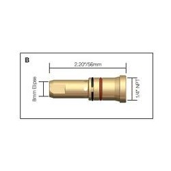 SUPPORT TUBE CONTACT POUR TORCHE Q15 REF DS1
