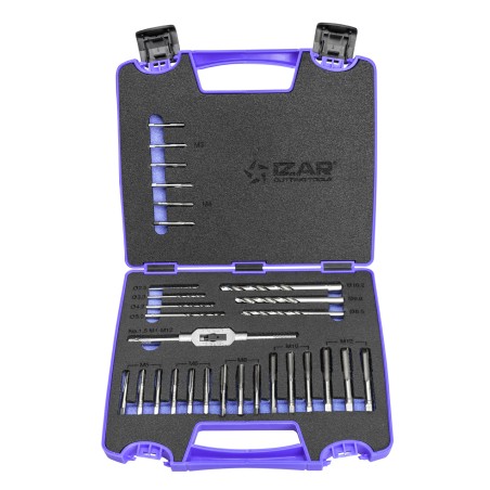 COFFRET DE TARAUD MAIN + FORET M3/M12