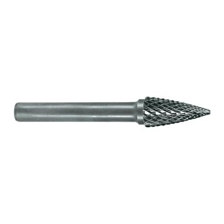 FRAISE LIME ROTATIVE CARBURE CONE TIGE Ø6