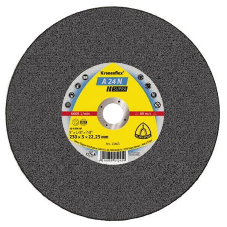 DISQUE A TRONCONNER ACIER/ INOX A24N SUPRA ø230X3