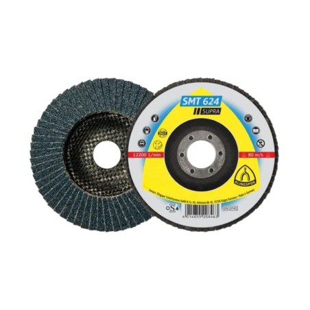 DISQUE LAMELLE BOMBE ZIRCONIUM SMT624 GRAIN 40 DIAMETRE 180