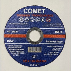DISQUE A TRONCONNER INOX 125X1.6 DISQUE A TRONCONNER INOX 125X1.6