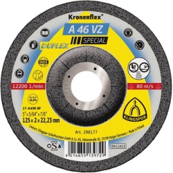 DISQUE A TRONCONNER A46 VZ SPECIAL 125X2 DISQUE A TRONCONNER A46 VZ SPECIAL 125X2