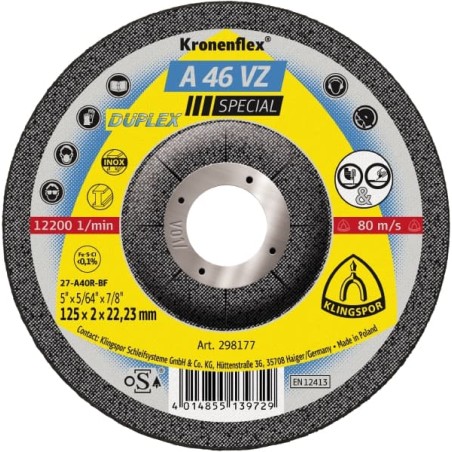 DISQUE A TRONCONNER A46 VZ SPECIAL 125X2