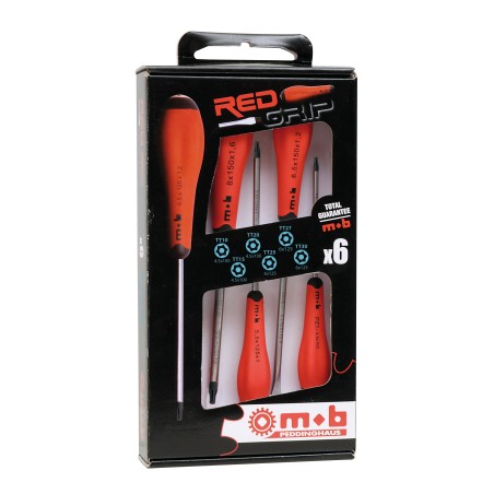 JEU 6 TOURNEVIS TORX PERCE 10 15 20 25 27 30