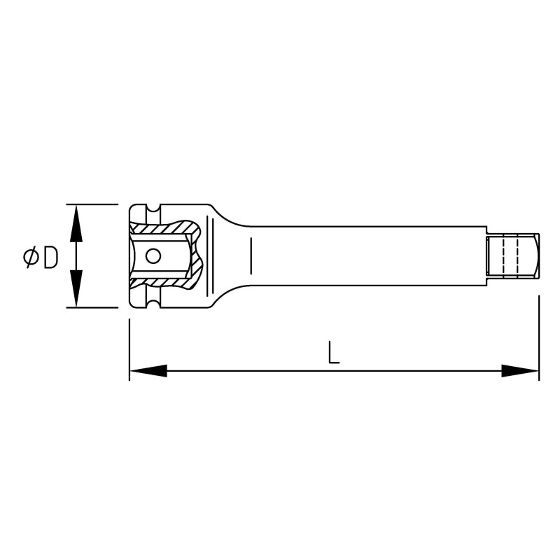 RALLONGE IMPACT 1/2''  MOB