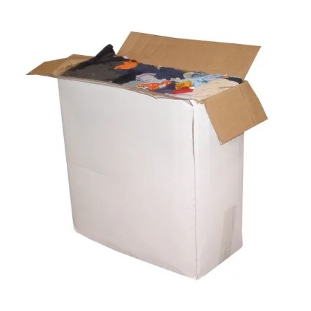 CHIFFON D'ESSUYAGE COULEUR CARTON DE 10KG