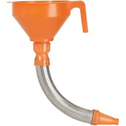 ENTONNOIR DROIT AVEC FLEXIBLE FILTRE POIGNEE 160MM
