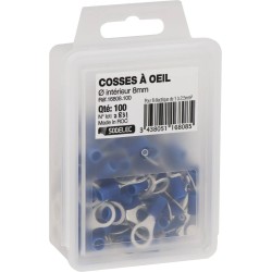 100 COSSES A OEIL M8 BLEU