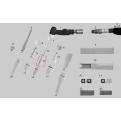 SUPPORT + PINCE Ø1.6mm WP17 REF 10N116SP