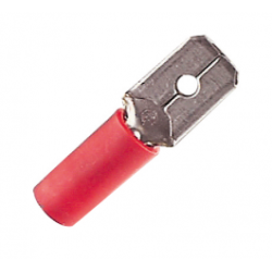 10 COSSES MALES 6.3X0.8 ROUGE