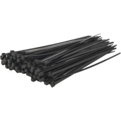 100 COLLIERS NYLON NOIR 3.6X140
