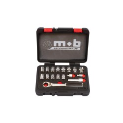 COFFRET DE DOUILLES TRAVERSANTES 17 PIÈCES "MEDIUM"