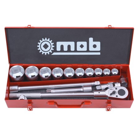COFFRET MÉTALLIQUE 3/4'' 6 PANS 16P