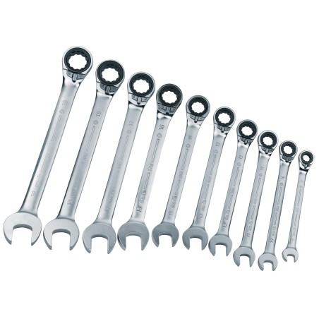 JEU 10 CLES MIXTES A CLIQUET BROCHABLES