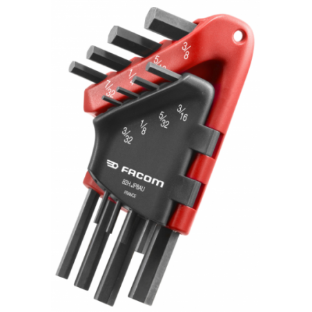 JEU DE 8 CLES MALES COURTES COUDEES 6 PANS REF 82H.JP8AU