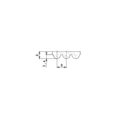 COURROIE SYNCHRONE HTD 8M-920-050