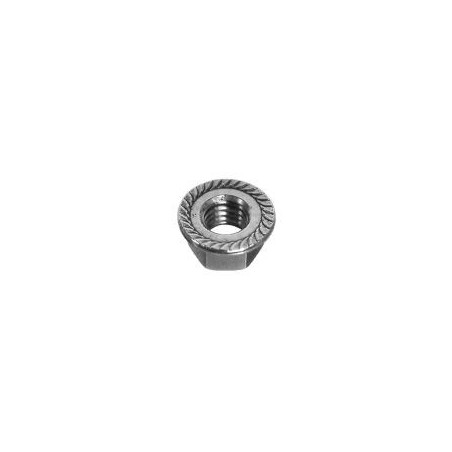 ECROU A EMBASE CRANTEE 6923 ZINGUE