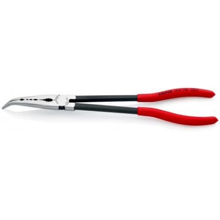PINCE A BEC DEMI RONDE COUDE 45° EXTRA LONGUE 280MM