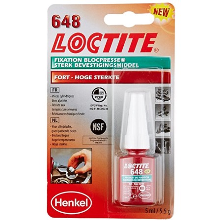 BLOCPRESSE FORT 5ML LOCTITE 648