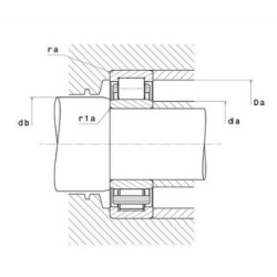 ROULEMENT A ROULEAUX CYLINDRIQUES NJ207EG15J30