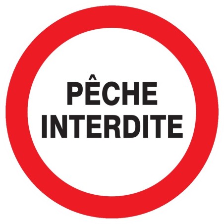 PECHE INTERDITE Ø 300mm