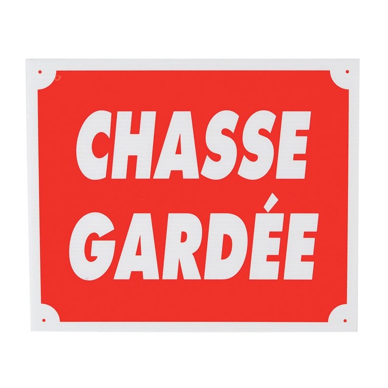 CHASSE GARDEE 330x200mm