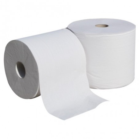 LOT DE 2 BOBINES OUATE BLANCHE