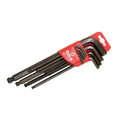 JEU 10 CLÉS MÂLES SPHÉRIQUES - POUCES