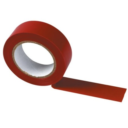 RUBAN ADHESIF ISOLANT ROUGE 10MX15MM
