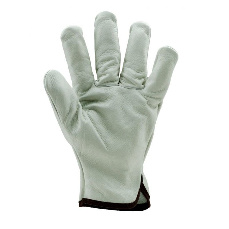 GANTS DE MANUTENTION GÉNÉRALE EN CUIR BEIGE