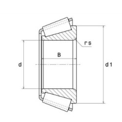 ROULEMENT A ROULEAUX CONIQUES 4T-394A