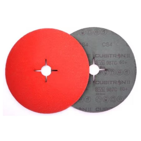 DISQUE FIBRE CUBITRON INOX 3M987C Ø125X22 GR 80 REF P27650 - CDT25