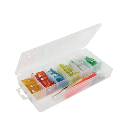 ASSORTIMENT 90 FUSIBLES + 1 TESTEUR + 1 PINCE