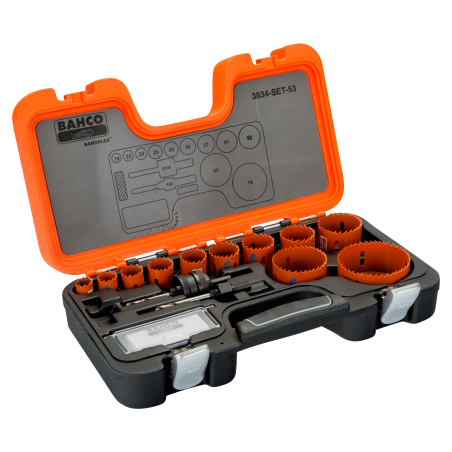 COFFRET DE SCIE TREPANS BIMETAL SANDFLEX 19 A 79mm 13 PCS