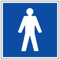 PANNEAU D'INFORMATION MESSIEURS 200X200mm PANNEAU D'INFORMATION MESSIEURS 200X200mm