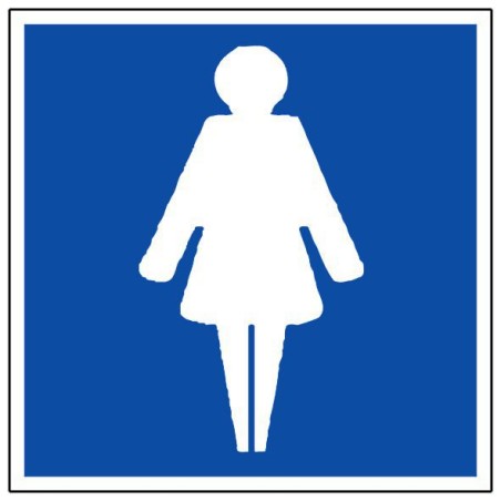 PANNEAU D'INFORMATION DAMES 200X200mm