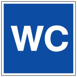 PANNEAU D'INFORMATION WC 200X200mm PANNEAU D'INFORMATION WC 200X200mm