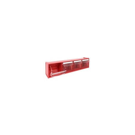 BLOC ROUGE A 4 BACS BASCULANTS MB4