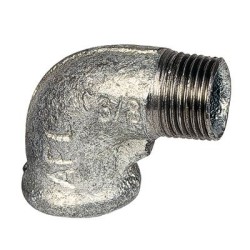 COUDE GALVA 90° MF