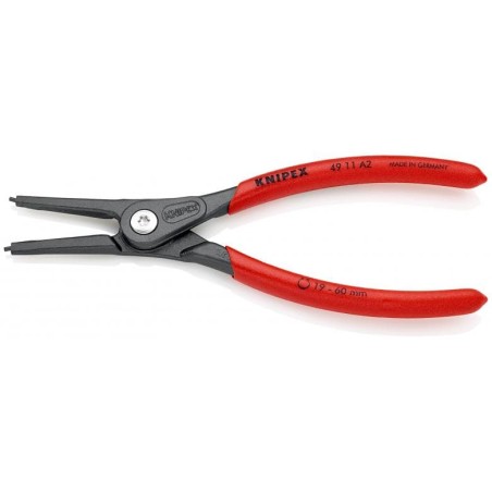 PINCE POUR CIRCLIPS EXTERIEURS BEC DROIT Ø19 A 60