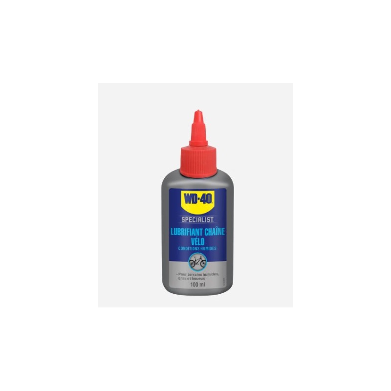 WD-40 SPECIALIST LUBRIFIANT CHAINE VELO CONDITIONS HUMIDES 100 ML