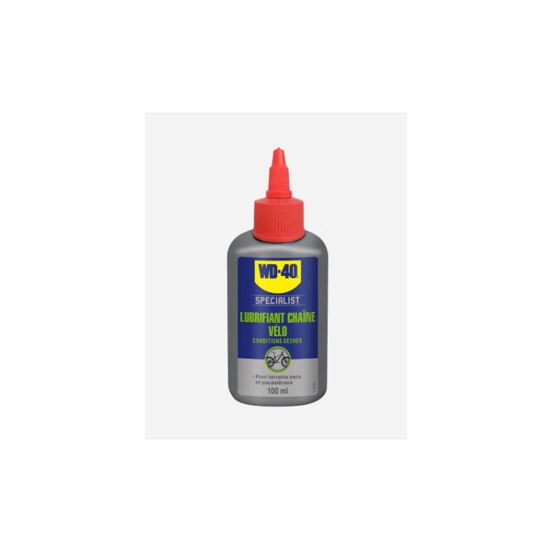 WD-40 SPECIALIST LUBRIFIANT CHAINE VELO CONDITIONS SECHES 100 ML