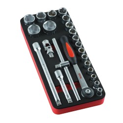 MODULE MOUSSE DOUILLES 1/2'' 23P